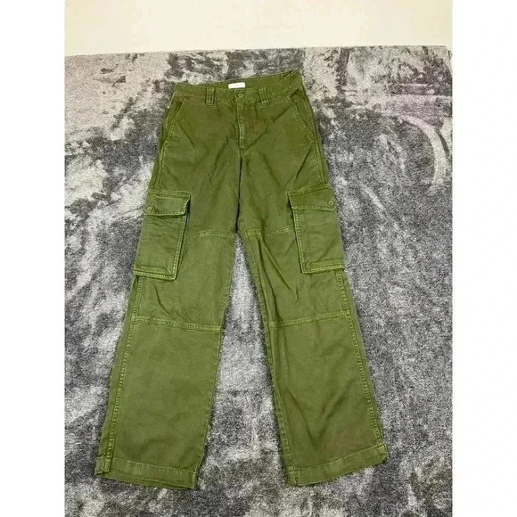 Aritzia Pants - Aritzia Tna Supply Cargo Olive Green Pants Women's 4 Utility Straight